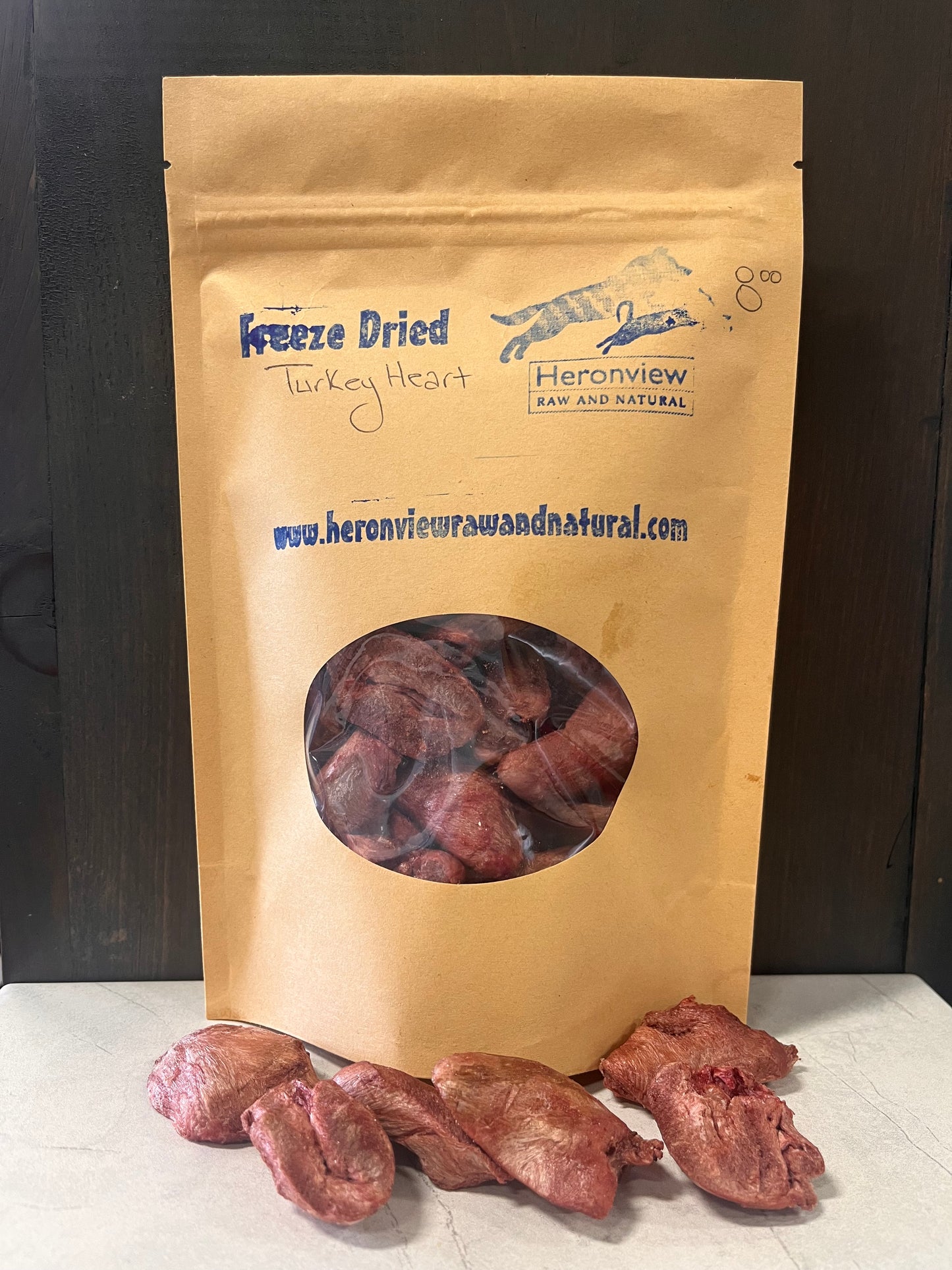 Freeze Dried Turkey Hearts