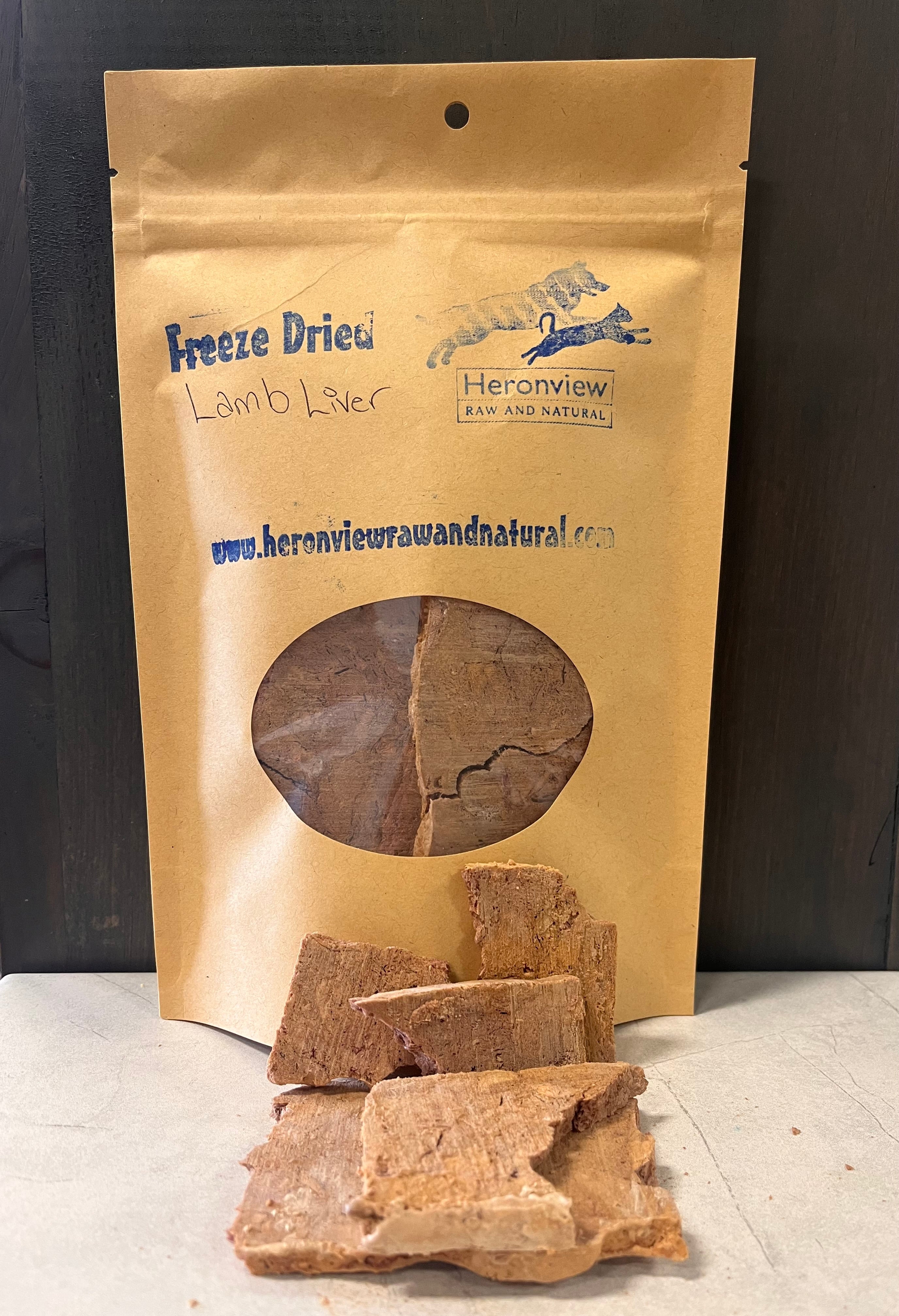 Freeze Dried Lamb Liver – Heronview Raw and Natural