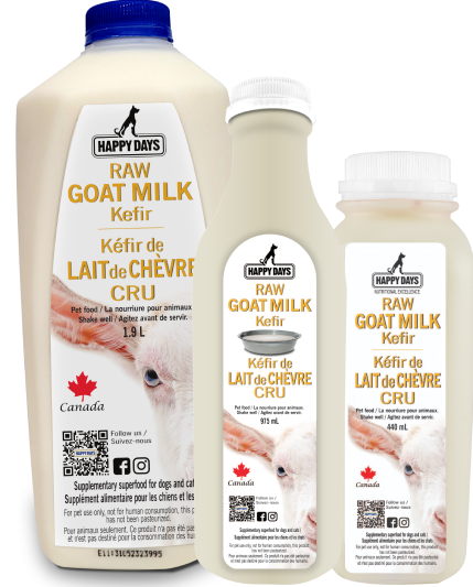 Happy Days Kefir Raw Goat Milk 490ml