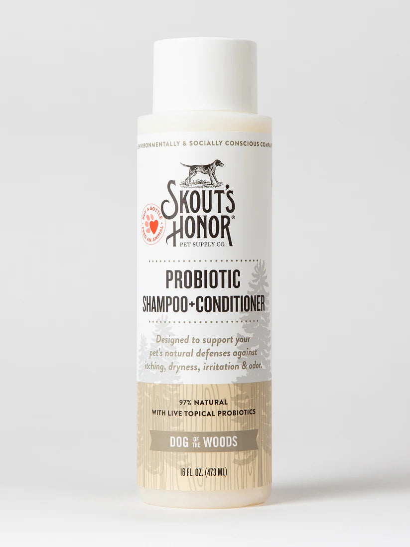 Skout's Honor Probiotic Shampoo+Conditioner 16oz - Dog of the Woods