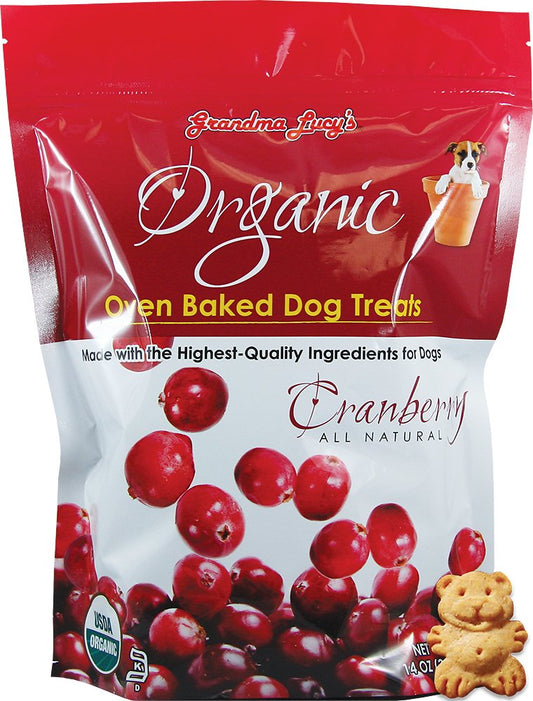 Grandma Lucy's Organic Oven Baked Cranberry Dog Treats